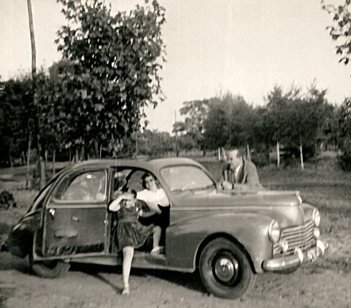car-princess4-1954.png - that's me in the front passenger seat .. Mom in the driver's seat ( in more ways than one!) and Dad leaning on the hood of the car .. circa 1954